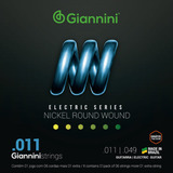 Encordoamento Para Guitarra Elétrica Giannini 011 Geegst.11