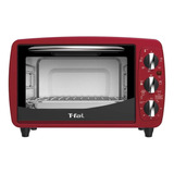 Horno De Mesa Eléctrico T-fal Turbo Air Of32b5mx 18l Rojo 127v