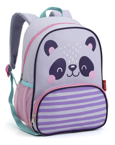 Mochila Feminina Infantil Pequena Panda Bolsa Escolar Menina