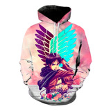 Sudadera Ligera Anime Attack On Titan Levi Talla G