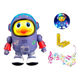Robot Espacial Pato Bailarín Luces Led Juguete Niños Musical