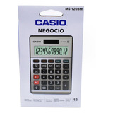 Calculadora Casio De Escritorio Gris Ms-120bm-s-mp