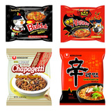 4 Paquetes Ramen Buldak Shin Chapagetti Picante Extra