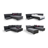 Sofa Cama Sillon Esquinero Chenille Premiun Mueblesoasis