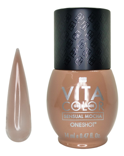 Vita Color Rubber Gel One Shot Con Vitaminas Y Calcio