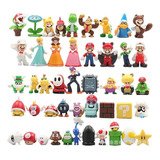 Kit 48 Miniaturas Super Mario Bross Donkey Kong Yoshi Jogo