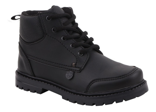 076-54 Bota Escolar Niño Color Negro