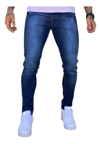 Calça Jeans Masculina Preta Basica Direto Fabrica Slim