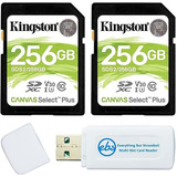 Kingston Canvas Select Plus - Tarjeta De Memoria Sd De 256 .