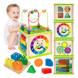 Juguetes Montessori Para Nios Y Nias De 1 Ao, Cubo De Activi