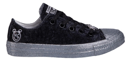 Converse Chuck Taylor Ox Miley Cirus Negro/plata