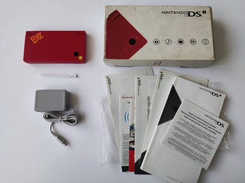 Consola Nintendo Dsi Rojo En Caja Juegos + Cargador + Memory