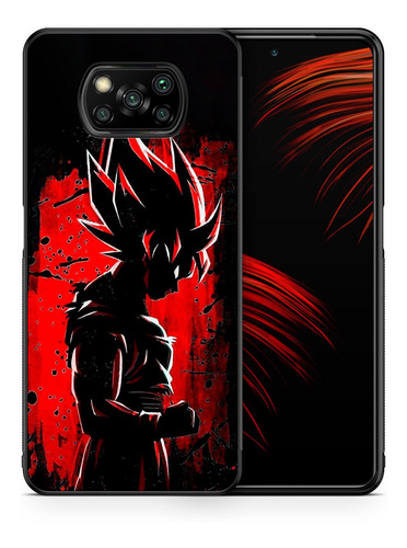 Funda Xiaomi Poco X3 Dragon Ball Art Goku Shadow Tpu