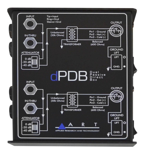 Caja Directa Doble Y Pasiva Control Atenuación A.r.t. Dpdb