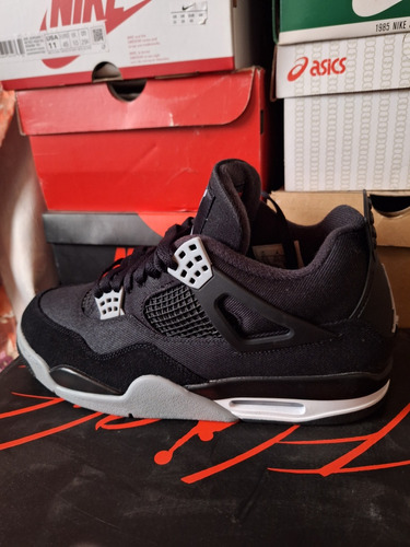 Jordan 4 Black Canvas