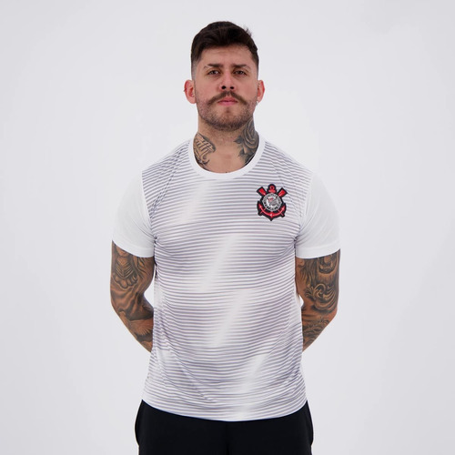 Camisa Corinthians Scrawl Branca