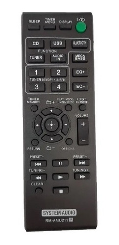 Control Remoto Equipo De Sonido Sony Amu-211