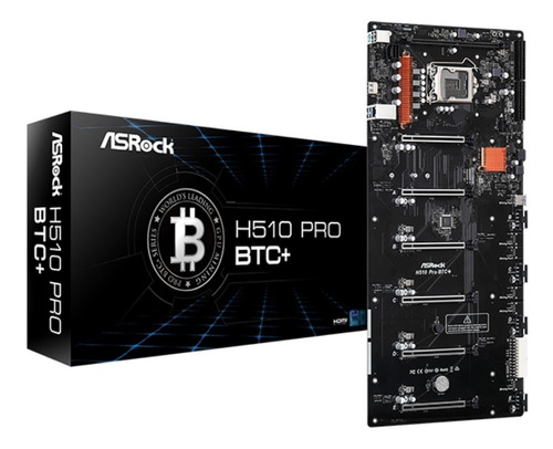 Placa Madre Asrock Btc H510 Pro Btc+ Motherboard Mineria