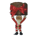 Papai Noel Porta Panetone De Biscuit