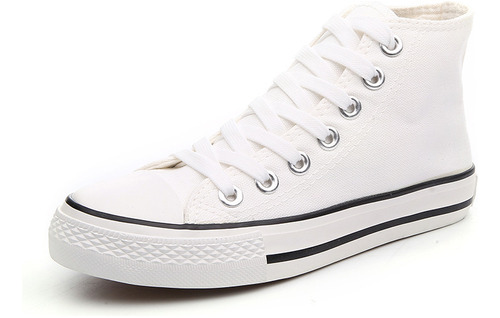 Women's High-top Fashionable Casual Canvas Shoes Sneakers