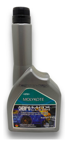 Limpia Inyectores Nafta Molykote Chem10 Max Clean 150 Ml