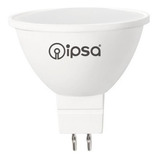 Foco Led Mr16 6w Economico Luz Calida 3000k 480lm Ipsa Gu5. 