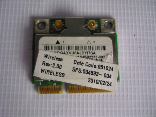 Tarjeta Wifi Hp 110 1030-la Sps: 504593-004