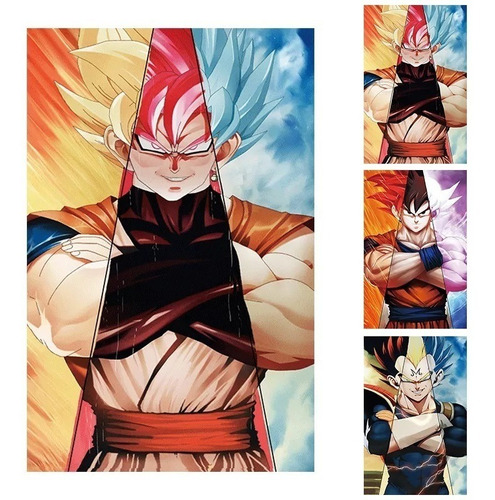 Cuadro Poster 3d Lenticular 30x40cm Pvc Animé / Funsmart