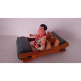 Figura Pedro Picapiedra Con Troncomovil Víntage 90s 