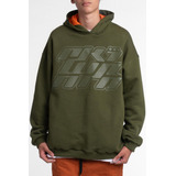 Buzo Teen Hoodie Varón Buzo Hombre Oakland Verde Okiwama