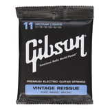 Gibson Vintage Reissed - Cuerdas Para Guitarra Eléctrera, Ta