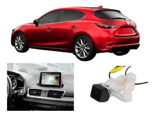 Cámara Reversa Para Mazda 3 Hatchback 2014 - 2018 Connect