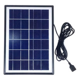 Mini Placa Painel Solar Com Usb 6w/6v Carregador De Celular 