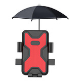 Suporte De Telefone Guarda-chuva Para Guiador Vermelho
