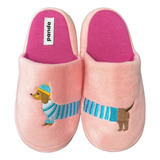 Pantuflones Pantuflas Base Alta Mujer Personajes Animados 