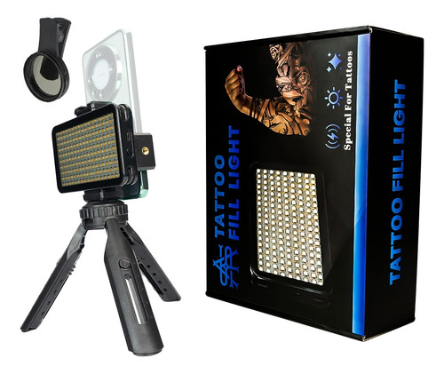 Kit De Iluminación Para Celular Más Filtro Cpl 52mm