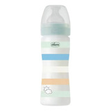 Mamadera Well-being Chicco- Flujo Medio 250 Ml Varon Color Verde