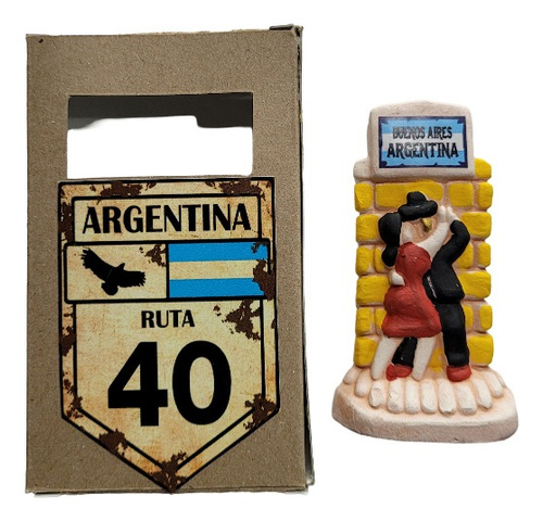 Iman Magnet Buenos Aires Argentina Caminito Tango Ceramica  