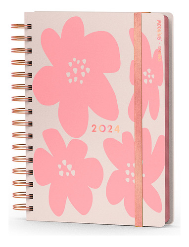 Agenda 2024 Mooving 10x15 Diaria - Spring