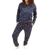 Pijama Dama Buzo Y Pantalón Cerezas Wassarette 42241