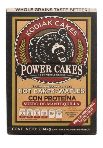 Harina Para Hot Cakes Wafles Proteína 2kg Kodiak Cakes 
