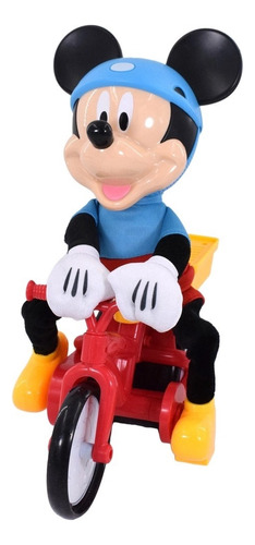 Mickey Mouse Passeio Com Bicicleta - Raridade Cor Vermelho