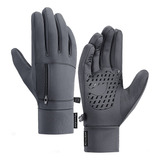 Guantes Antideslizantes De Invierno Impermeables Con Bolsill