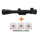 Luneta Mira 3x9x40 Ey Com Luz Cbc Rossi Gamo Airsoft Hatsan