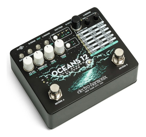 Pedal Electro Harmonix Oceans 12 Reverb Dual Estereo Palermo