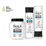 Kit Skala Expert Bomba Vitaminas Shampoo, Cond. E Creme Trat