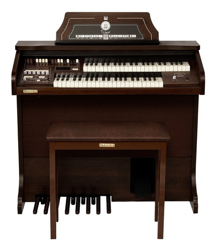 Órgão Eletrônico Tokai T-1 Spinet Marrom