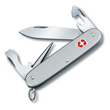 Victorinox Navaja Pioneer Alox Plateada, 8 Usos Color Plata