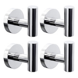 4pc Gancho De Toalla Baño Gancho Inoxidable Para Baño Cocina