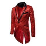 Blazer Hombre Lentejuelas Brillantes Fiesta Ropa Cantantes